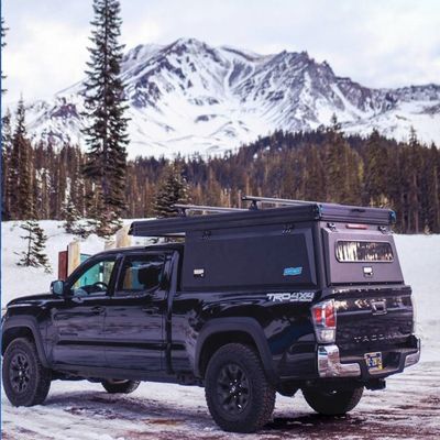 Canopy camper in alluminio da 160 kg per 6 piedi Toyota Tacoma 2020 Jeep Gladiator Made