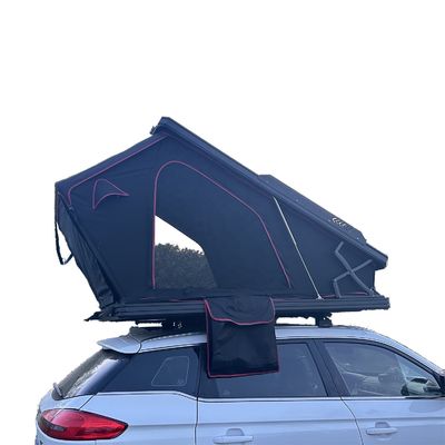 Tenda auto triangolare leggera in guscio rigido in alluminio per 2 persone stile Z 211X130 per campeggio