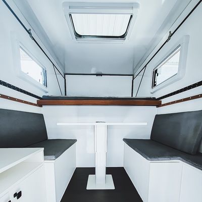 Struttura in alluminio Stadard Camper Top con rack per F150 Hard Camper Shell Pickup