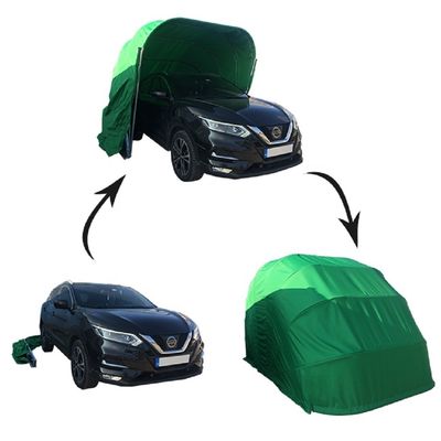 Casella di vela solare Energia solare Auto pieghevole Garage Struttura in acciaio Carport per auto S/M/L/XL