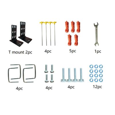 270 gradi di alluminio conchiglia 200X250 Car Fitment Tollo per il mercato americano e australiano