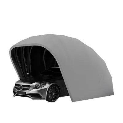 Porta pieghevole orizzontale con logo personalizzato e colore grigio